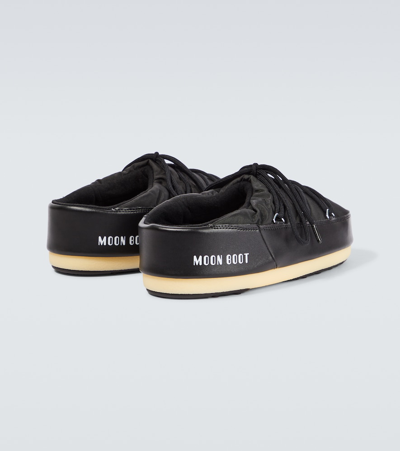 Moon Boot Evx Nylon Mules In Black