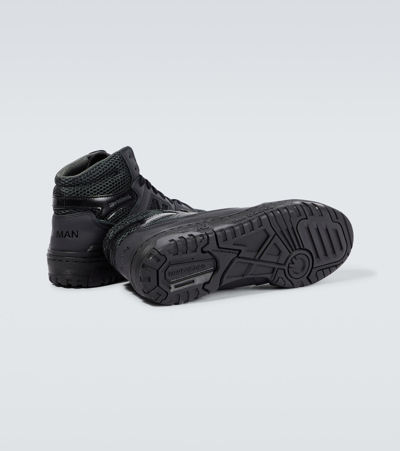 Shop Junya Watanabe X New Balance 650 Suede Sneakers In Black
