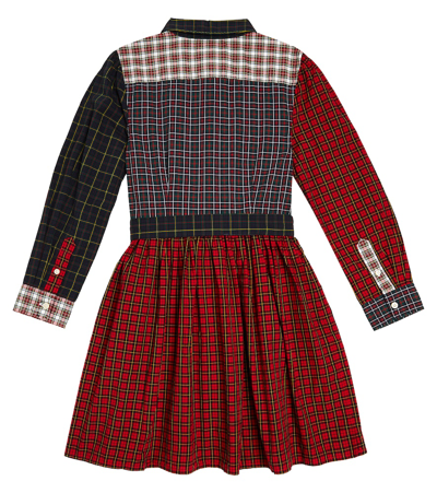 Polo Ralph Lauren Junia Checked Cotton Shirt Dress In Multicoloured