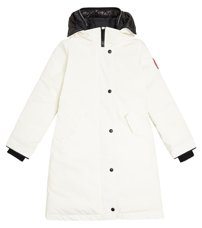 Canada Goose Brittania Water-repellent Padded Coat In White