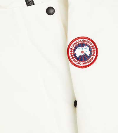 Canada Goose Brittania Water-repellent Padded Coat In White