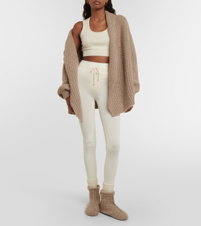 Loro Piana Cashmere Cardigan In Brown