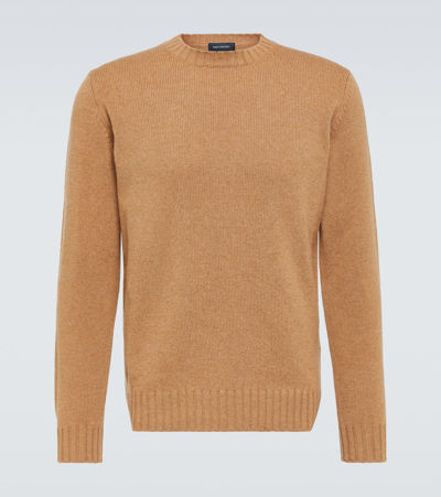 Shop Thom Sweeney Cashmere Sweater In Brown