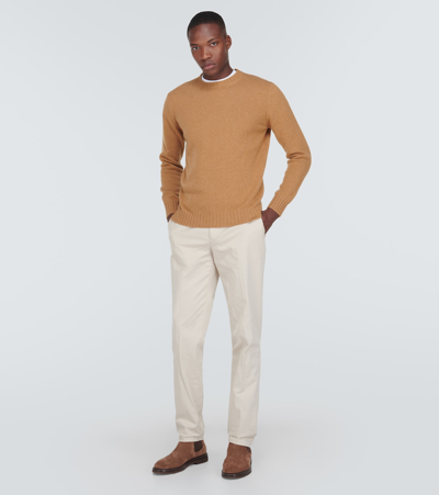 Shop Thom Sweeney Cashmere Sweater In Brown