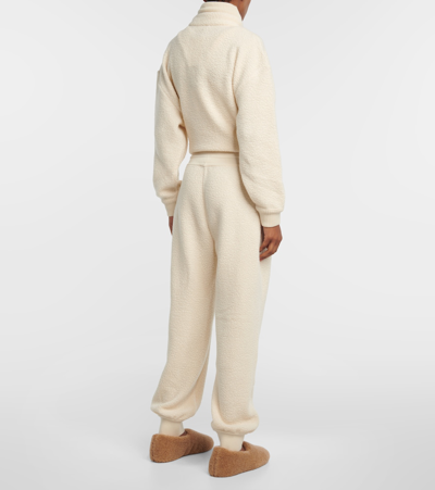 Shop Loro Piana Cashmere And Cotton Sweatpants In White