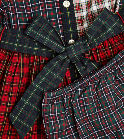 Polo Ralph Lauren Baby Girl's Plaid Mixed Media Shirtdress & Bloomers Set In Multicoloured