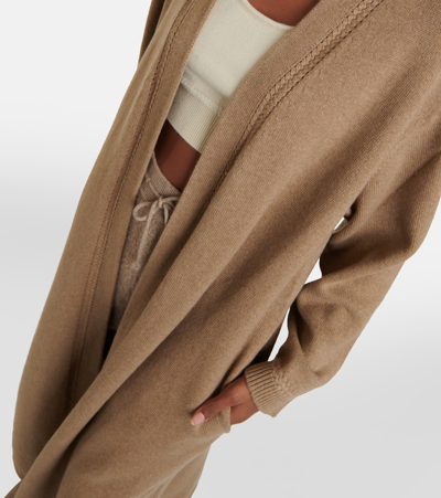 Shop Loro Piana Cashmere Cardigan In Beige