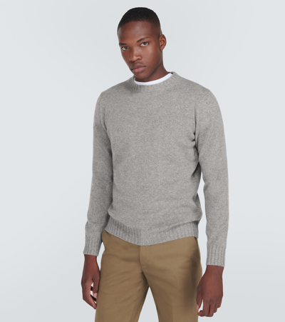 Shop Thom Sweeney Cashmere Sweater In Grey