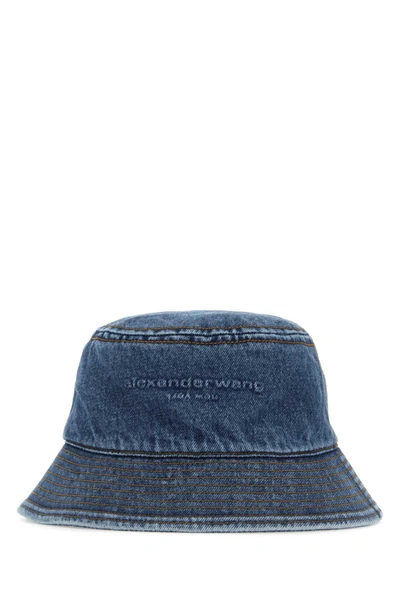 Shop Alexander Wang Hats And Headbands In Blue