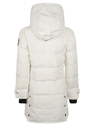 Shop Canada Goose Shelburne Padded Parka Jacket In White
