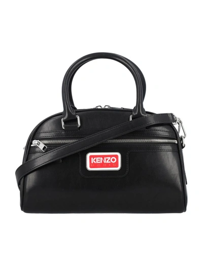Shop Kenzo Bowling Mini Bag In Black