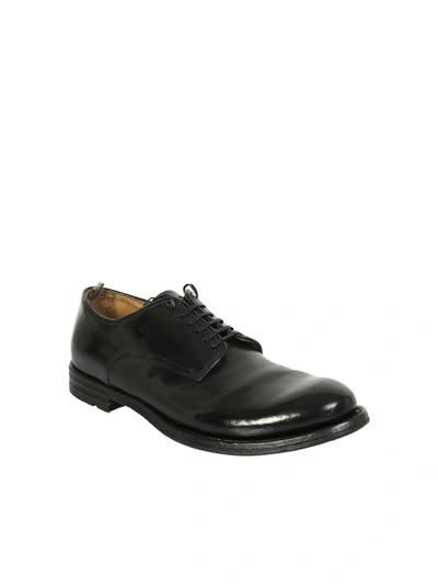 Officine Creative Laceless Derby Shoes In Black