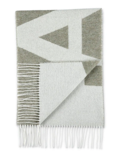 Shop Apc Taupe Wool Blend Scarf In Neutrals