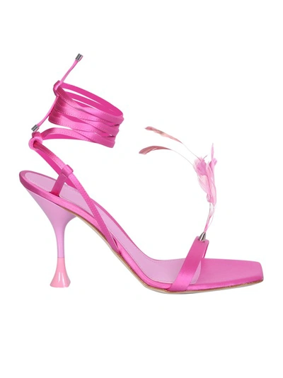 Shop 3juin Pink Leather Sandals
