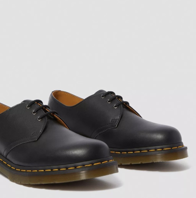 Shop Dr. Martens' Oxford Shoes 1461 In Black Nappa