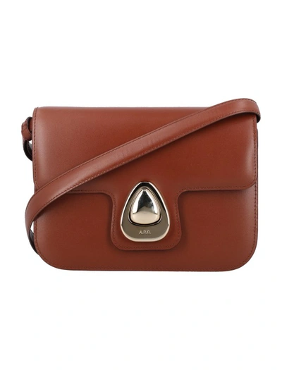 Shop Apc Astra Small Bag In Brown