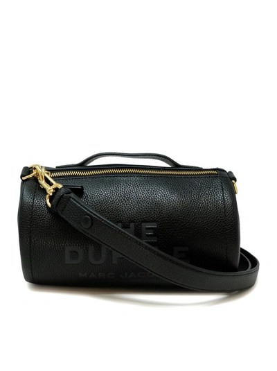 Shop Marc Jacobs Black Leather The Duffle Bag