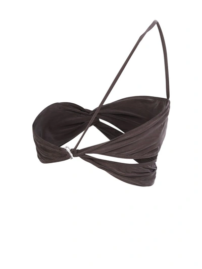 Jacquemus Women Le Bandeau Espelho Top In Brown