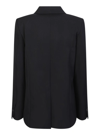 Shop Jacquemus Black Double-breasted Blazer
