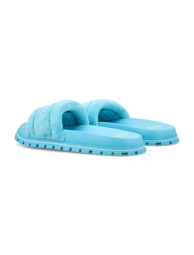 Shop Marc Jacobs The Terry Slide In Blue