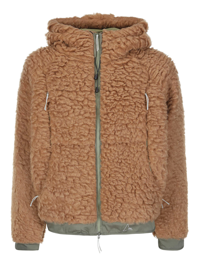 Shop Roa Heavy Furry Jacket In Grn0012