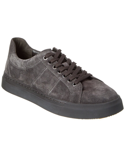 Shop Vince Larsen Suede Sneaker In Grey