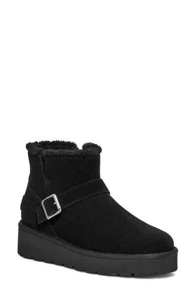 Shop Koolaburra By Ugg Kelissa Faux Fur Lined Mini Boot In Black