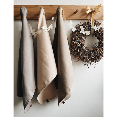Shop Humdakin Tightly-woven Organic-cotton Tea Towel Set Of Two