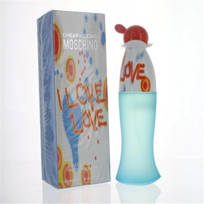 Shop Moschino Wilovelove3.4edtspr 3.4 oz I Love Love Eau De Toilette Spray For Women