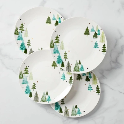 Shop Lenox Balsam Lane 4-piece Dinner Plate Set, Green