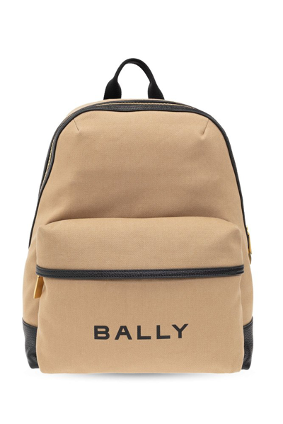 Shop Bally Treck Backpack In Brown
