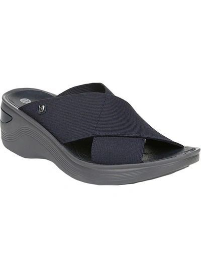 Shop Bzees Desire Womens Stretch Wedges In Blue