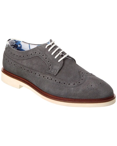 Shop Paisley & Gray Telford Suede Loafer In Grey