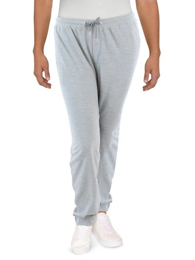 Shop Alfani Plus Womens Cotton Heathered Jogger Pants In Grey