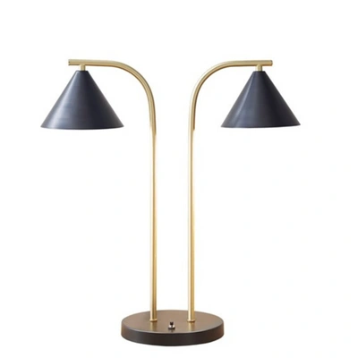 Shop Home Outfitters Black Table Lamp, Great For Bedroom, Living Room, Mid-century