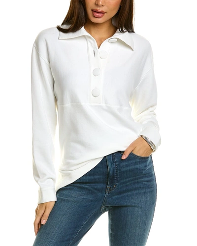 Shop Rebecca Taylor Terry Pullover In White