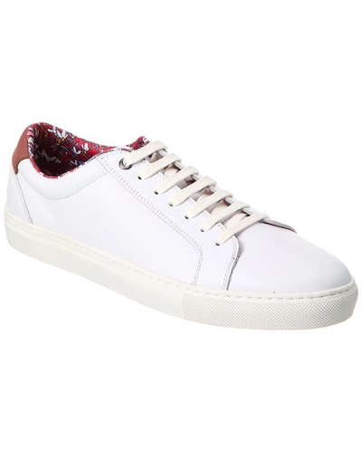 Shop Paisley & Gray Caxton Leather Sneaker In White