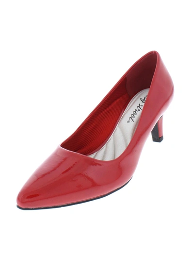 Shop Easy Street Pointe Womens Dress Pointed Toe Pumps In Red