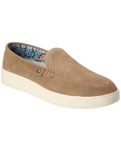 Shop Paisley & Gray Slip-on Suede Loafer In Brown