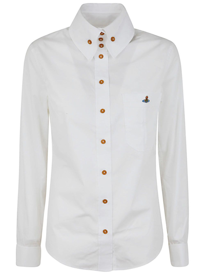 Shop Vivienne Westwood Classic Krall Shirt In White