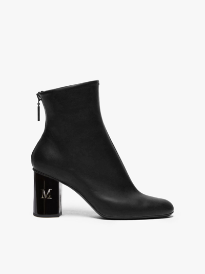 Shop Max Mara Boots With Customised Heel In Black