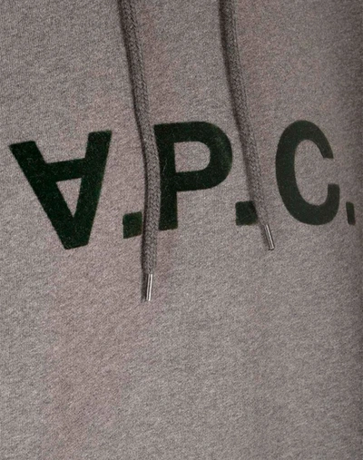 Shop Apc A.p.c. Hoodies In Grey