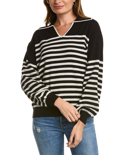Shop Kier + J Polo Neck Cashmere Sweater In Black