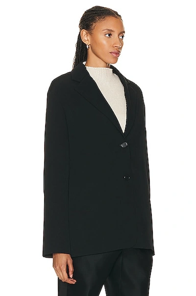 The Row Wool Jacket In Black