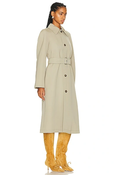 Shop Burberry Trench Coat In Hunter