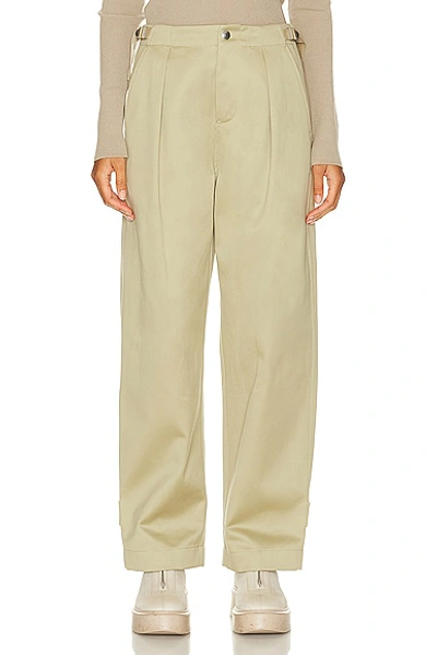 Shop Burberry Tailored Pant In Hunter