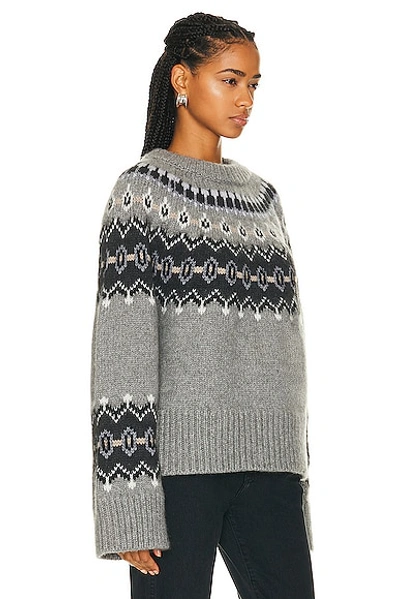 Shop Khaite Halo Sweater In Sterling Multi