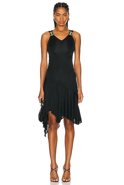Shop Bally Sleeveless Dress In Black