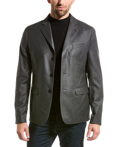 Shop The Kooples Wool Suit Jacket In Grey