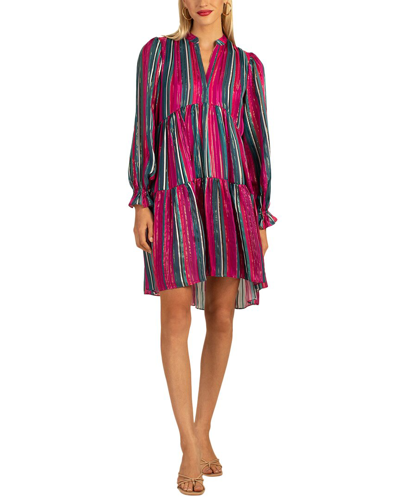 Shop Trina Turk Orion Silk-blend Dress